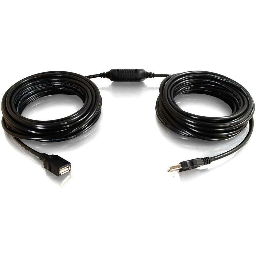 C2G 25ft USB Active Extension Cable - USB 2.0 - M/F — 38988