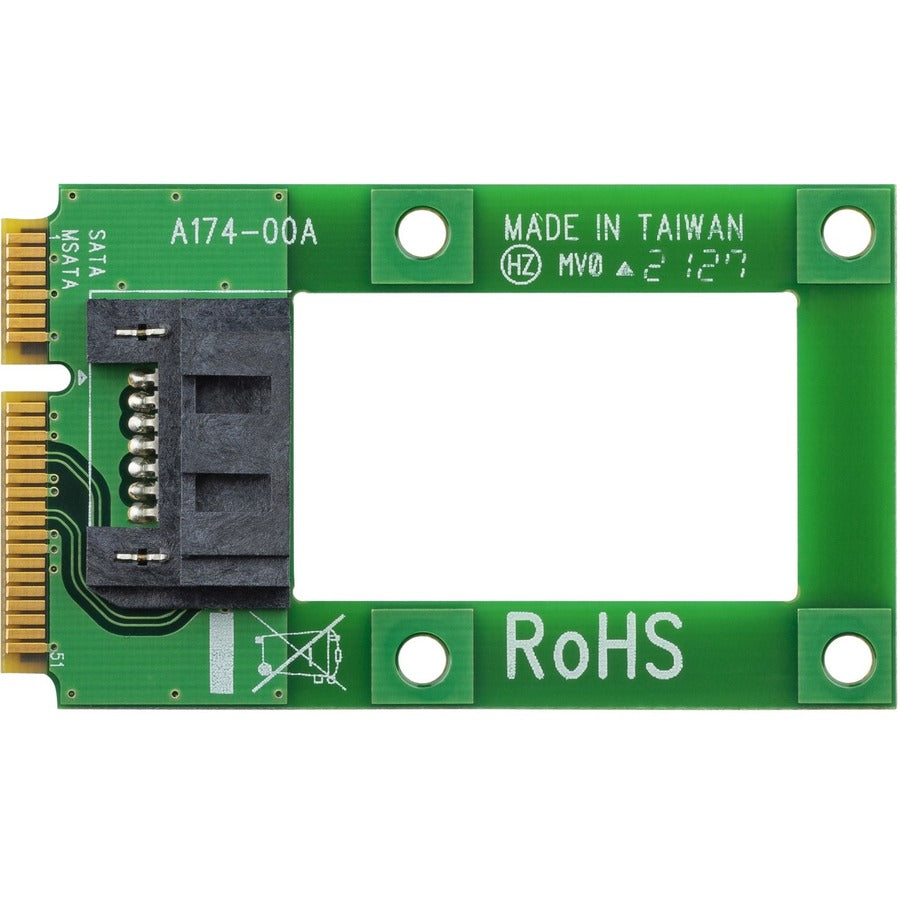 StarTech.com mSATA to SATA HDD / SSD Adapter â€" Mini SATA to SATA Converter Card — MSAT2SAT3
