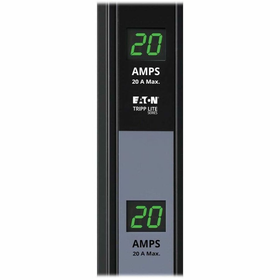 Eaton Tripp Lite Series 3.8kW Single-Phase Local Metered PDU, Dual Circuit, 120V Outlets (32 5-15/20R), L5-20P/5-20P, 10 ft. (3.05 m) Cord, 0U Vertical — PDUMV40