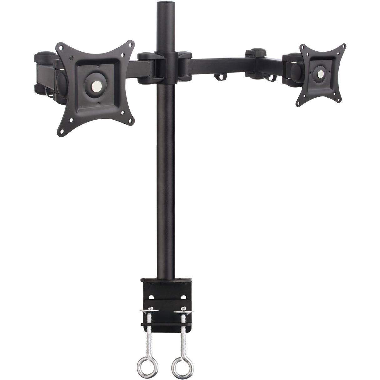 SIIG Articulating Dual Monitor Desk Mount - 13" to 27" — CE-MT0Q11-S1