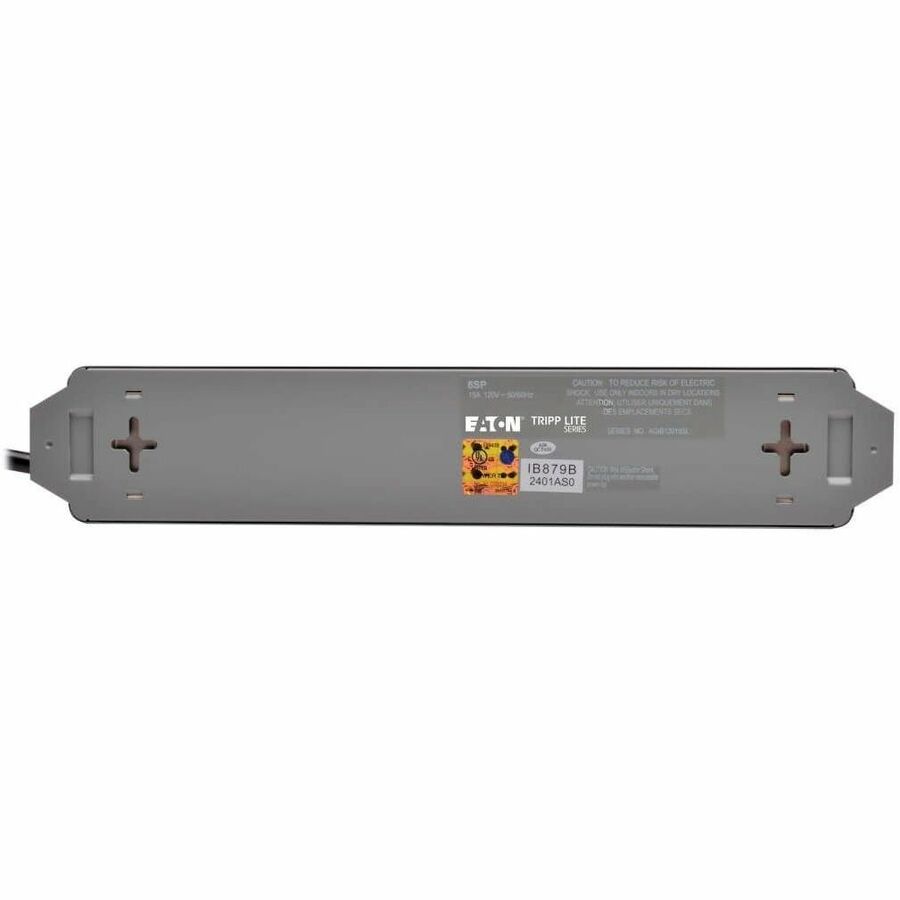 Eaton Tripp Lite Series Industrial Power Strip Metal, Lighted Power Switch, 6-Outlet, 6 ft. (1.8 m) Cord — 6SP