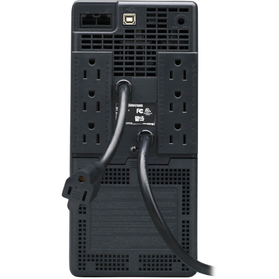 Eaton Tripp Lite Series OmniVS 120V 800VA 475W Line-Interactive UPS, Tower, USB port — OMNIVS800