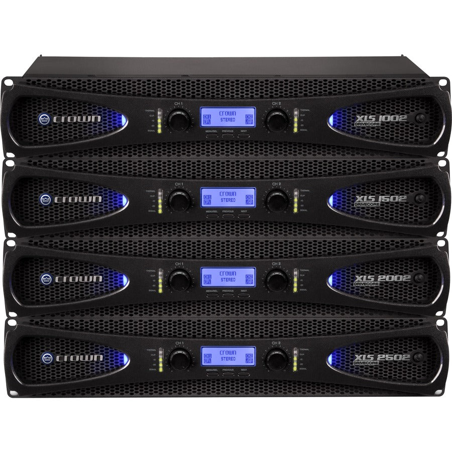 Crown XLS DriveCore 2 XLS 2002 Amplifier - 1300 W RMS - 2 Channel — NXLS2002-0-US