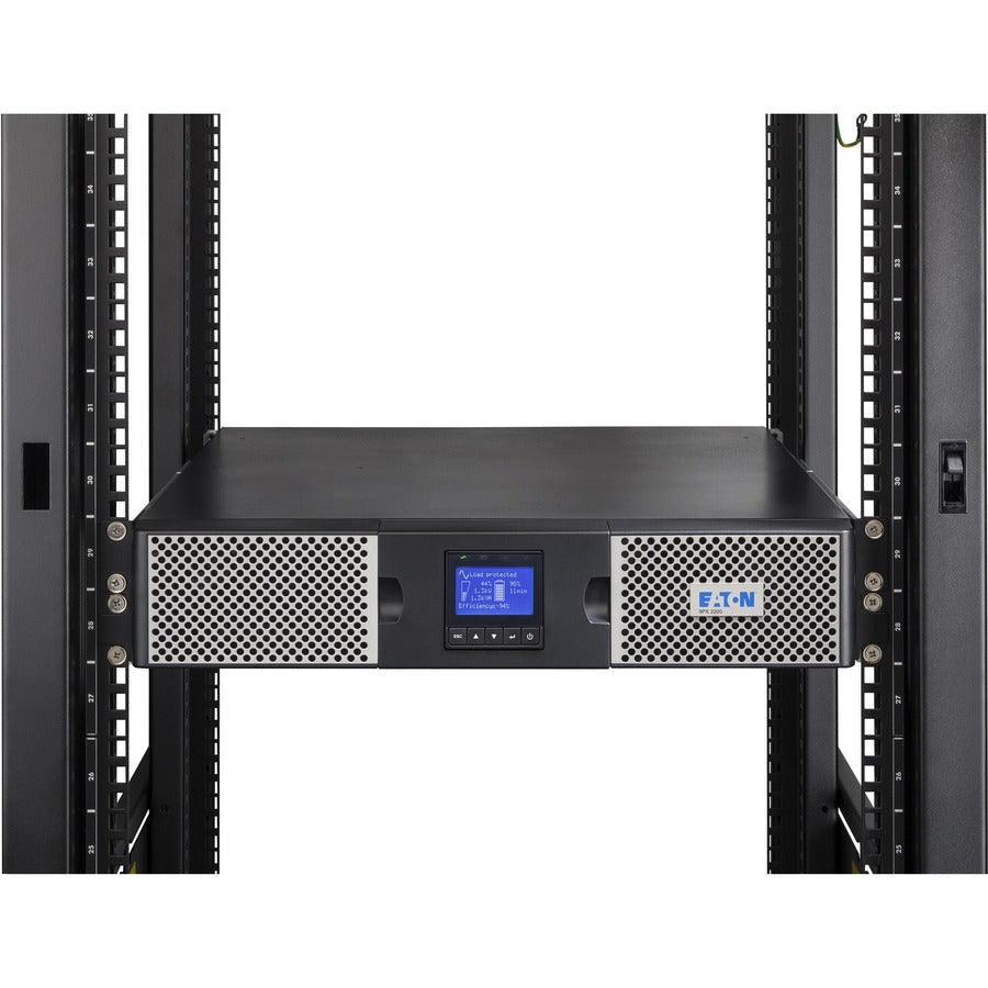 Eaton 9PX 2000VA 1800W 120V Online Double-Conversion UPS - 5-20P, 6x 5-20R, 1 L5-20R Outlets, Cybersecure Network Card Option, Extended Run, 2U Rack/Tower — 9PX2000RT