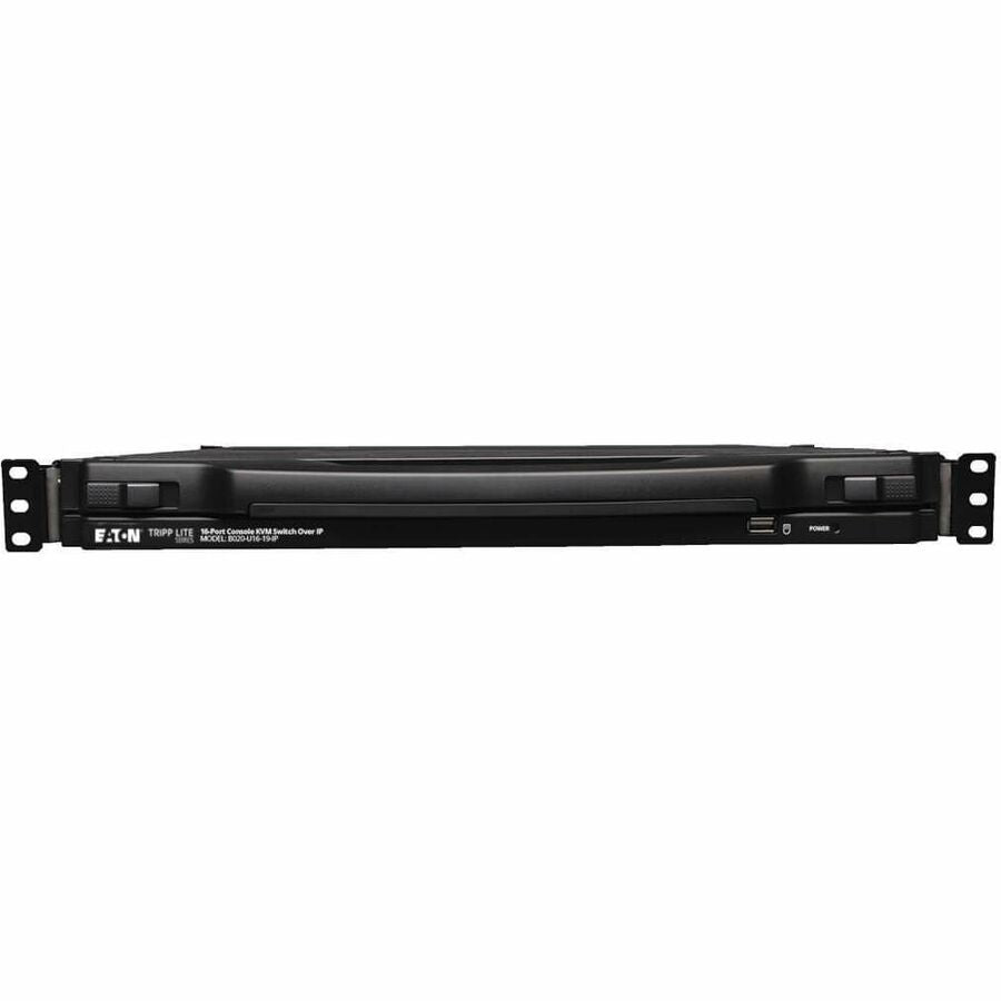 Eaton Tripp Lite Series NetDirector 16-Port 1U Rack-Mount Console IP KVM Switch with 19 in. LCD, TAA — B020-U16-19-IP