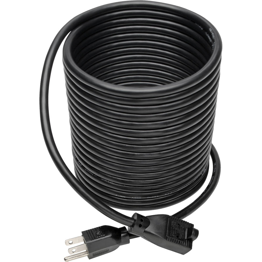 Eaton Tripp Lite Series Power Extension Cord, NEMA 5-15P to NEMA 5-15R - 13A, 120V, 16 AWG, 25 ft. (7.62 m), Black — P024-025-13A