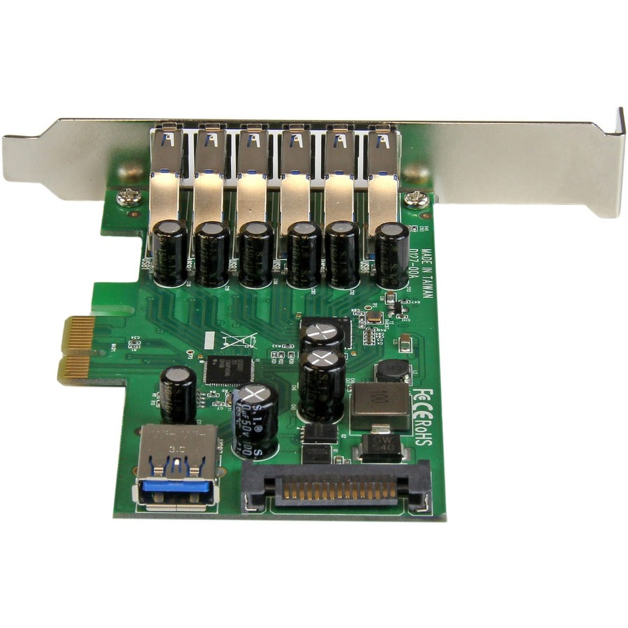 StarTech.com 7 Port PCI Express USB 3.0 Card - 5Gbps - Standard and Low-Profile Design — PEXUSB3S7
