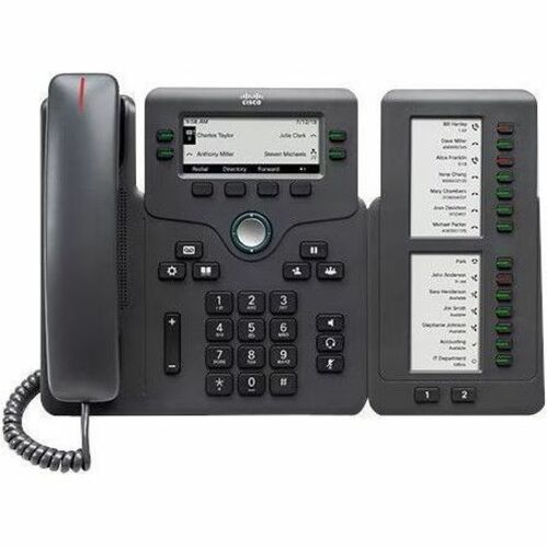 Cisco 6821 IP Phone - Corded - Corded - Wall Mountable — CP-6821-3PW-NA-K9=