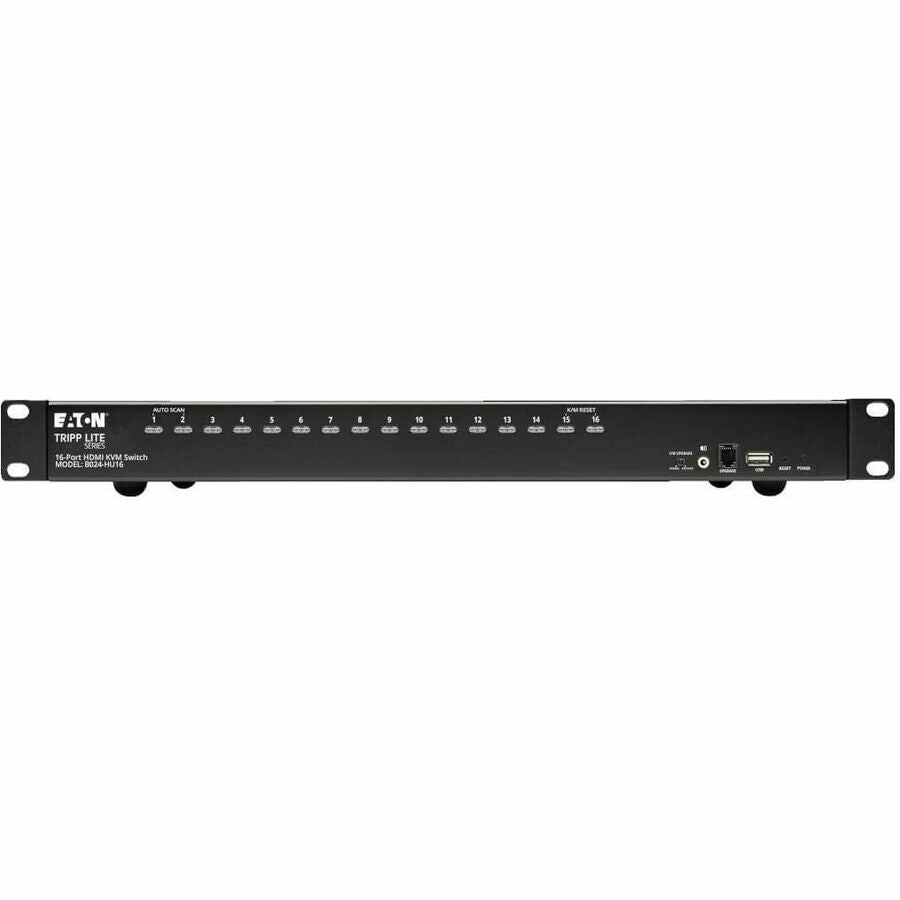 Eaton Tripp Lite Series 16-Port HDMI/USB KVM Switch with Audio/Video and USB Peripheral Sharing, 1U Rack-Mount, TAA — B024-HU16