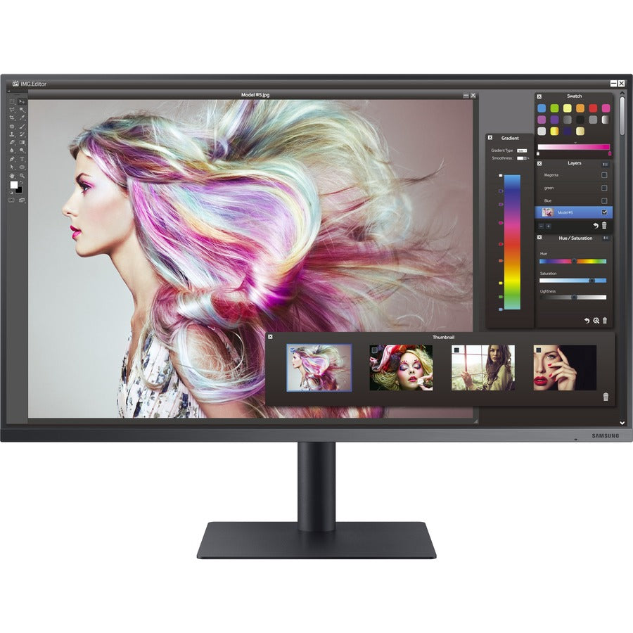 Samsung F32TU874VN 32" Class 4K UHD LCD Monitor - 16:9 - Dark Blue Gray — F32TU874VN