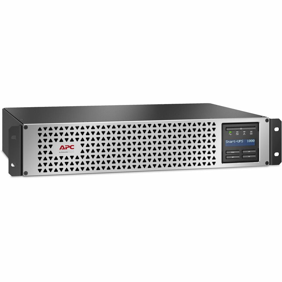 APC Smart-UPS, Line Interactive, 1000VA, Lithium-ion, Rack/Tower, 2U, 120V, 6x NEMA 5-15R outlets, SmartConnect Port+SmartSlot, Short Depth, AVR, LCD — SMTL1000RM2UC