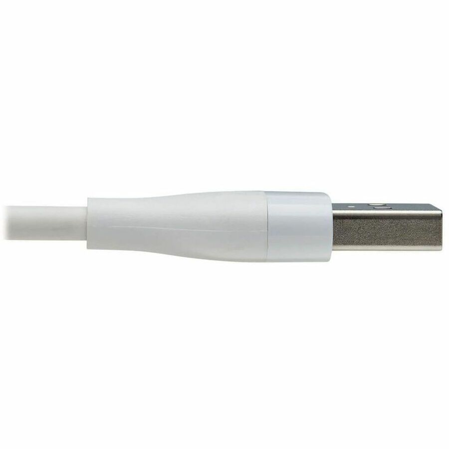 Eaton Tripp Lite Series Safe-IT Universal USB-A to Lightning, USB Micro-B and USB-C Sync/Charge Antibacterial Cable (M/3xM), MFi Certified, White, 4 ft. (1.2 m) — M101AB-004-LMCW