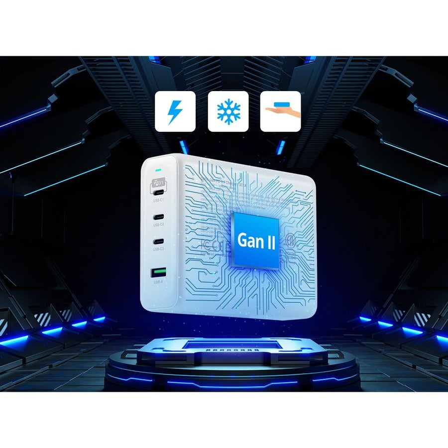 SIIG 240W GaN PD 3.1 Charger - 3C1A — AC-PW1X11-S1