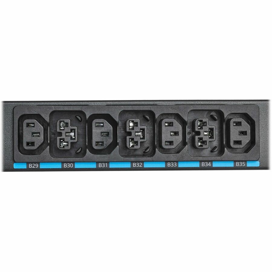 Eaton Universal-Input Managed PDU G4, 208V and 415/240V, 42 Outlets, Input Cable Sold Separately, 72-Inch 0U Vertical — EVMAGU23X
