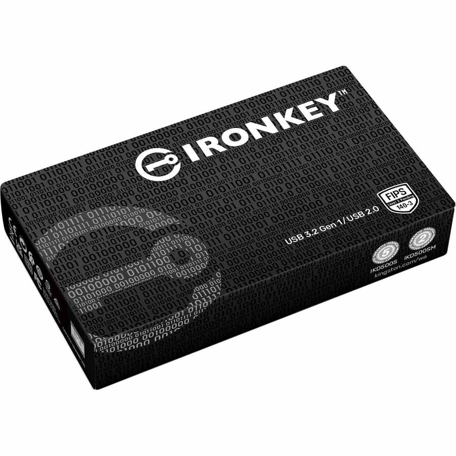 IronKey D500S 64GB USB 3.2 (Gen 1) Type A Flash Drive — IKD500S/64GB