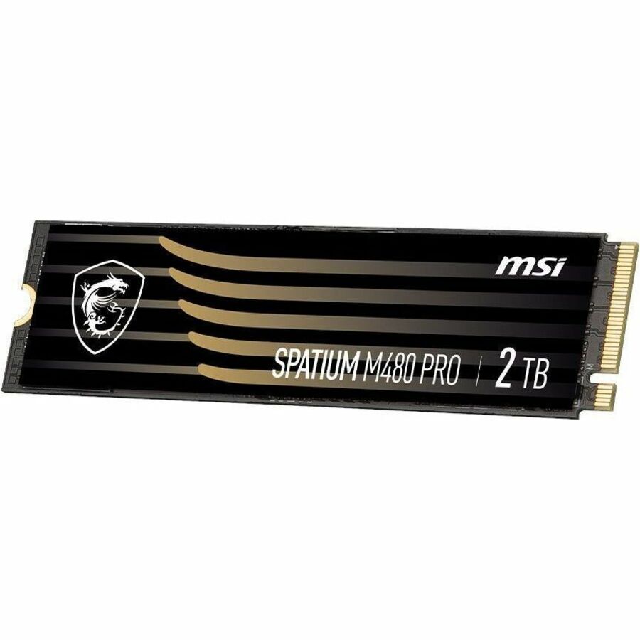 MSI SPATIUM M480 PRO 2 TB Solid State Drive - M.2 2280 Internal - PCI Express NVMe (PCI Express NVMe 4.0 x4) — SM480PN2TB