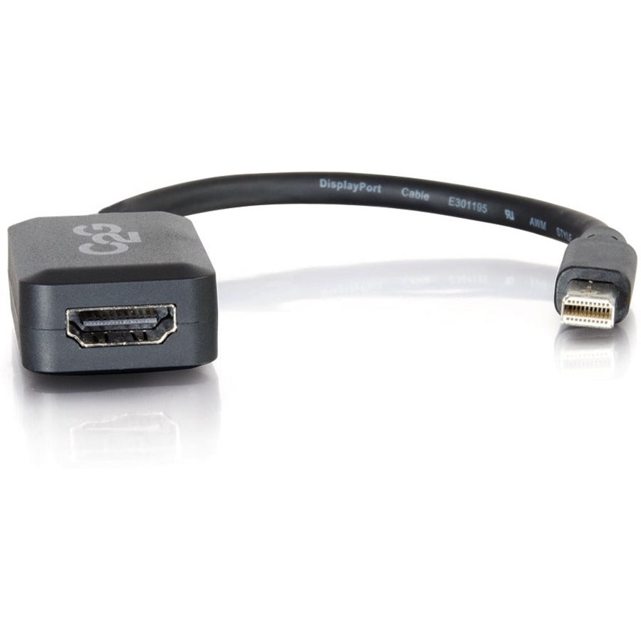 C2G Mini DisplayPort to HDMI Adapter - Black — 54313