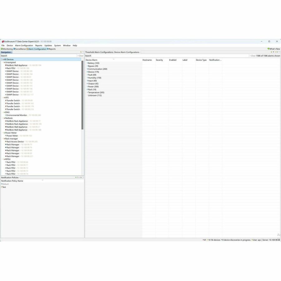 Appliance, EcoStruxure IT Data Center Expert, basic, up to 525 devices, up to 15 surveillance cameras, remote monitoring, management — AP9465