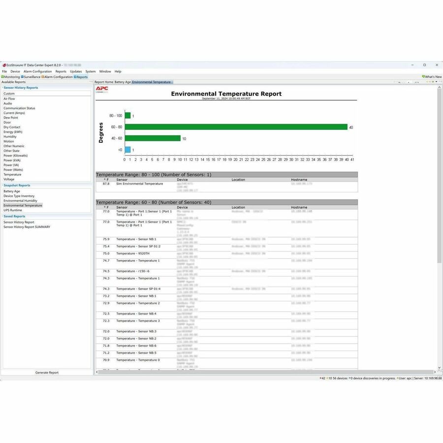 Appliance, EcoStruxure IT Data Center Expert, basic, up to 525 devices, up to 15 surveillance cameras, remote monitoring, management — AP9465
