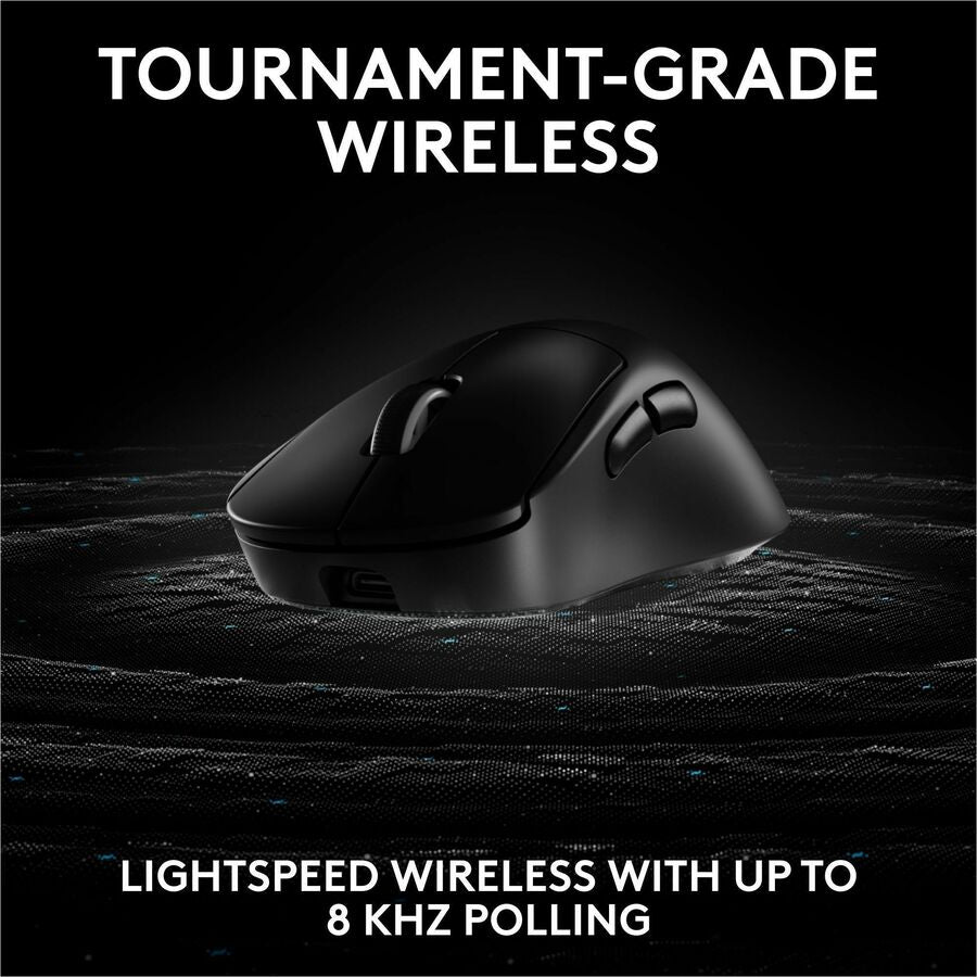 Logitech G PRO X SUPERLIGHT 2 DEX LIGHTSPEED Wireless Gaming Mouse, 60g Pro-Grade Lightweight Mouse With 5 Programmable Buttons, 32k DPI Sensor, USB-C Charging, for PC/Mac - Black — 910-007328