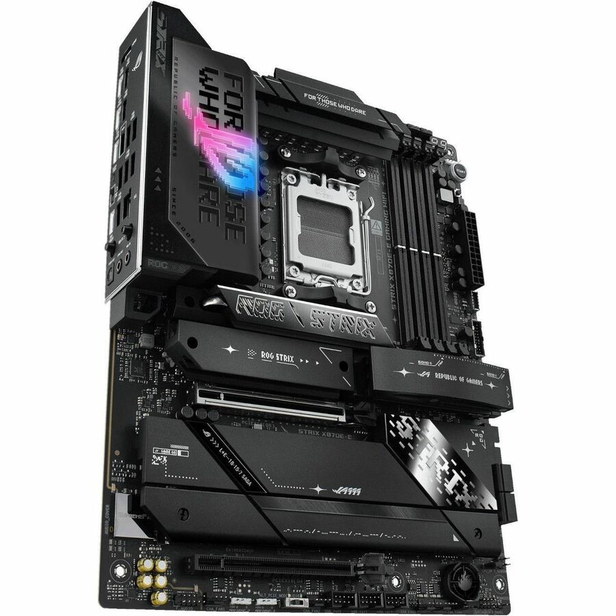 Asus ROG Strix X870E-E GAMING WIFI Gaming Desktop Motherboard - AMD X870E Chipset - Socket AM5 - ATX — ROGSTRIXX870E-EGAMINGWIFI
