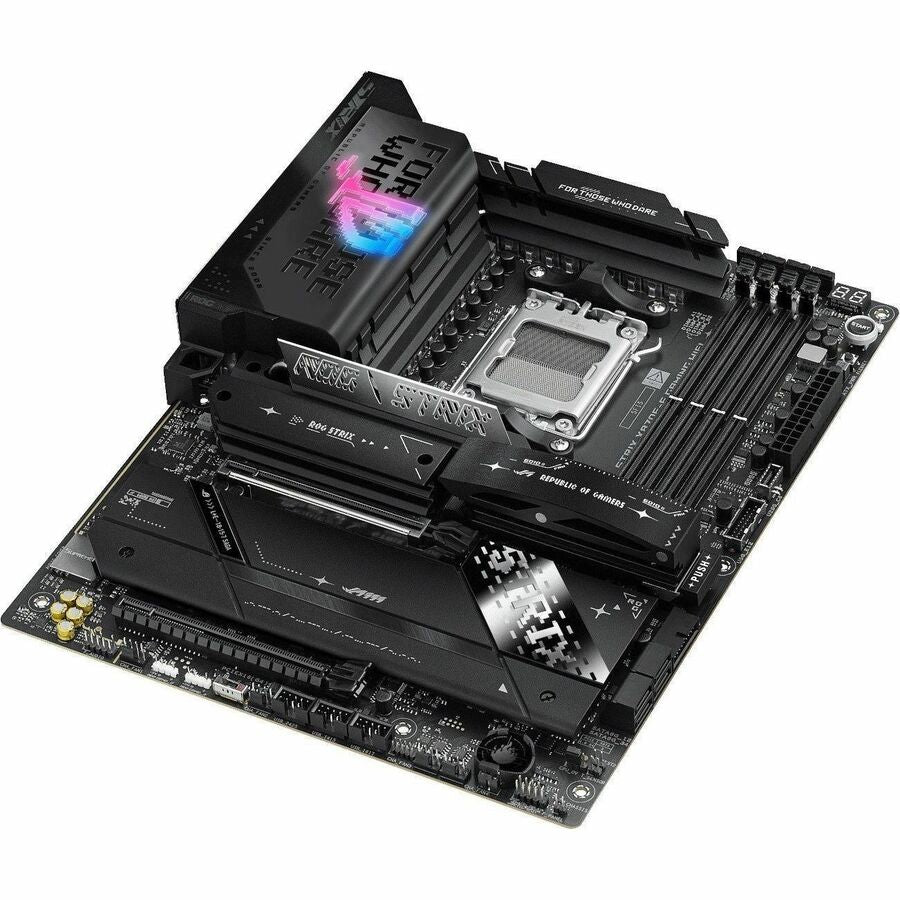 Asus ROG Strix X870E-E GAMING WIFI Gaming Desktop Motherboard - AMD X870E Chipset - Socket AM5 - ATX — ROGSTRIXX870E-EGAMINGWIFI