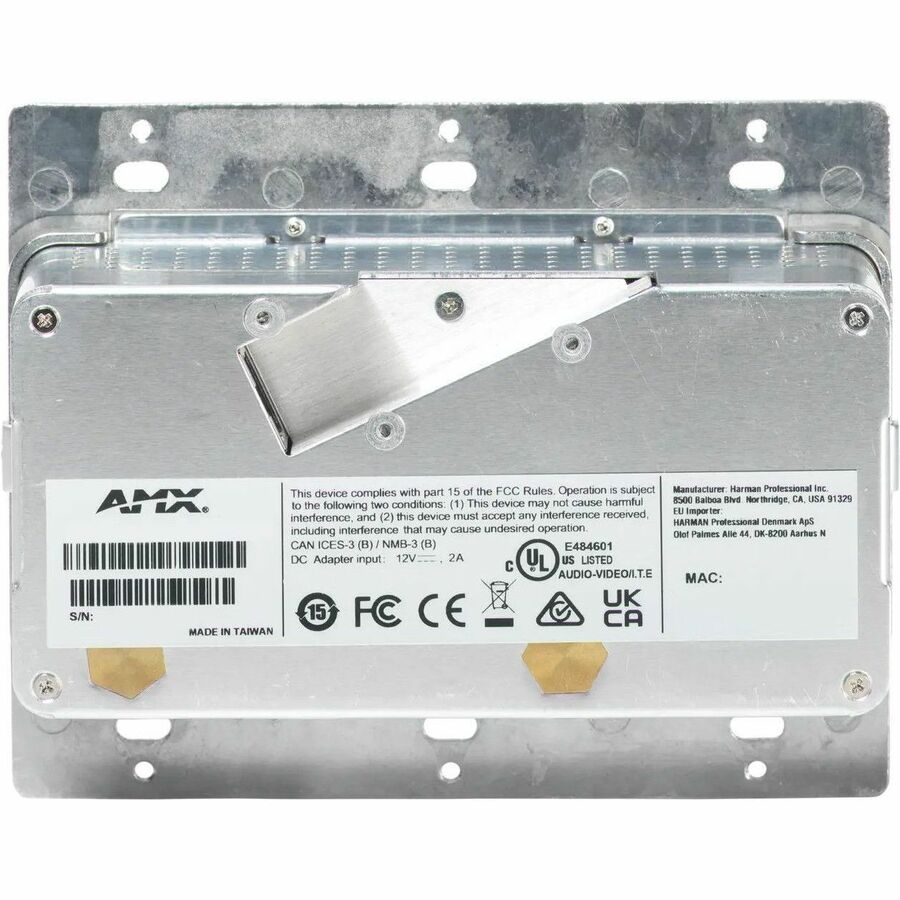 AMX 4K60 MWC/Dante AV-A Decoder Wallplate — AMX-N26D013