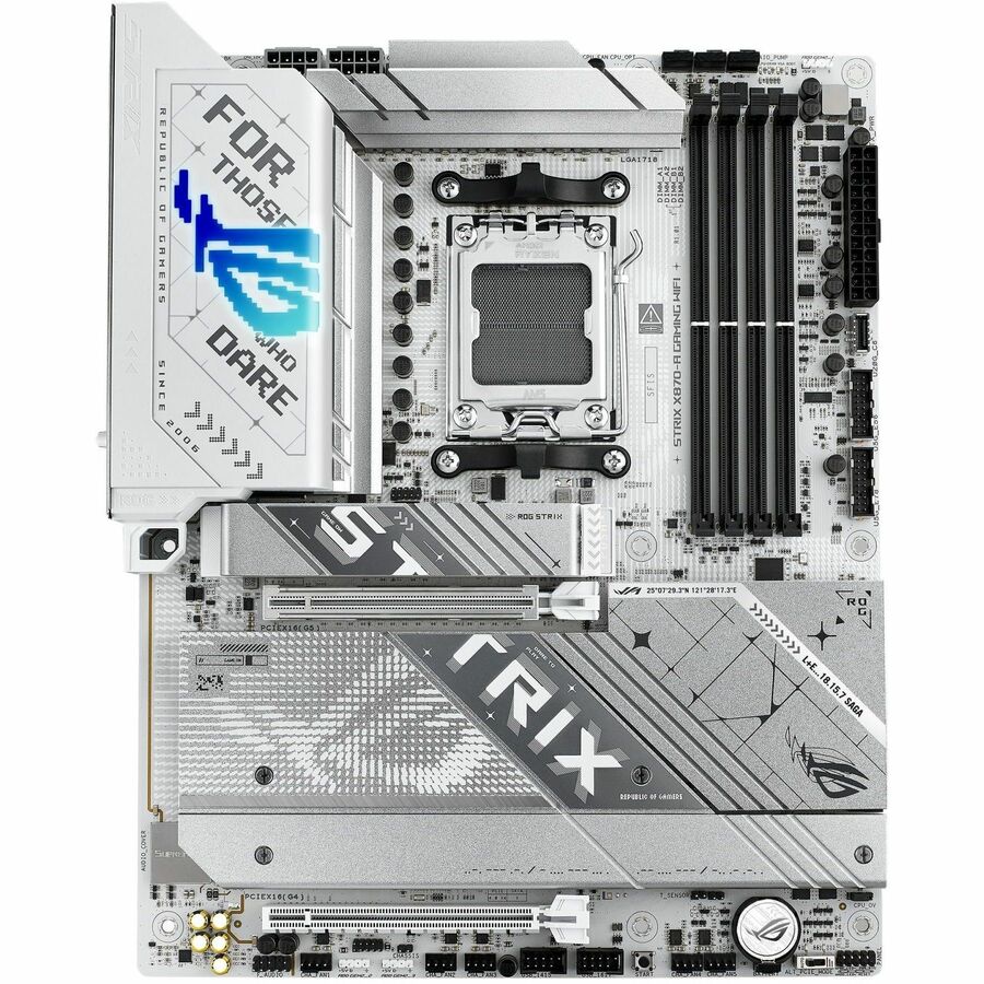 Asus ROG Strix X870-A GAMING WIFI Gaming Desktop Motherboard - AMD X870 Chipset - Socket AM5 - ATX — ROGSTRIXX870-AGAMINGWIFI