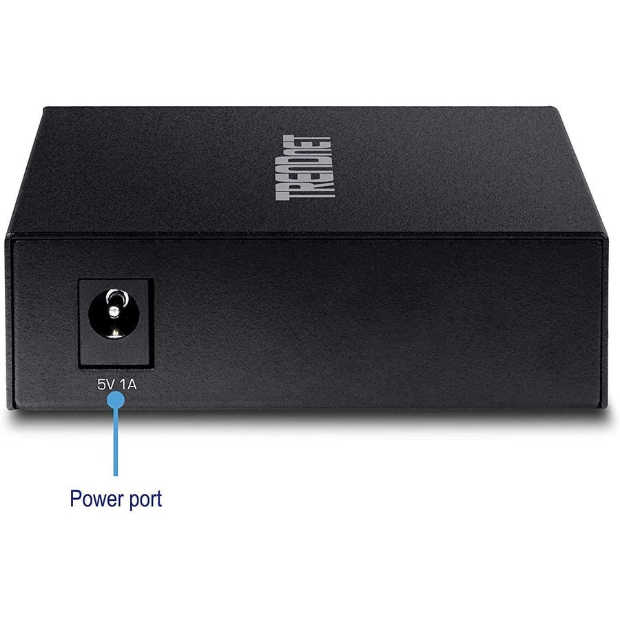 TRENDnet 1000Base-T to 1000Base-SX Multi-Mode SC Fiber Converter; Up to 550m (1800 ft.); 2 Gbps Switching Capacity; TFC-GMSC