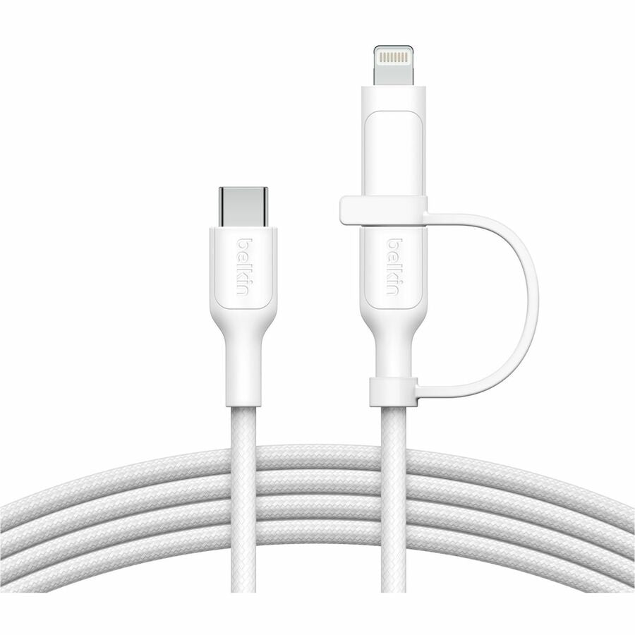 Belkin BoostCharge Pro 2-in-1 Cable with USB-C and Lightning Connector — CAC003fq1.5MWH