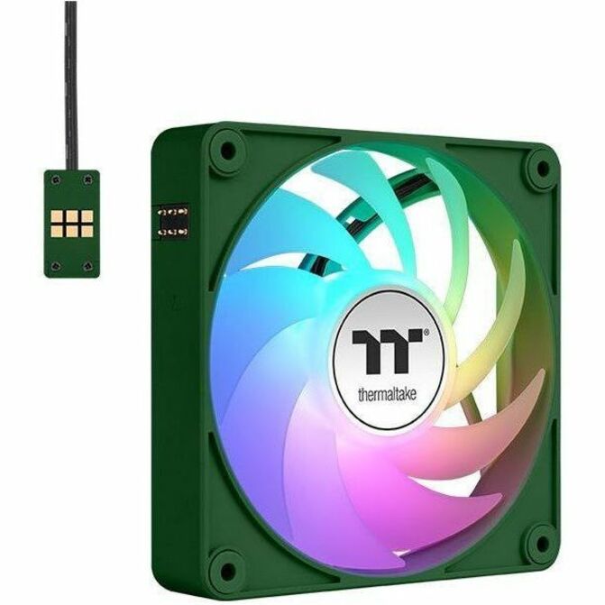 Thermaltake CT140 EX ARGB Sync PC Cooling Fan Racing Green (3-Fan Pack) — CL-F222-PL14RG-A