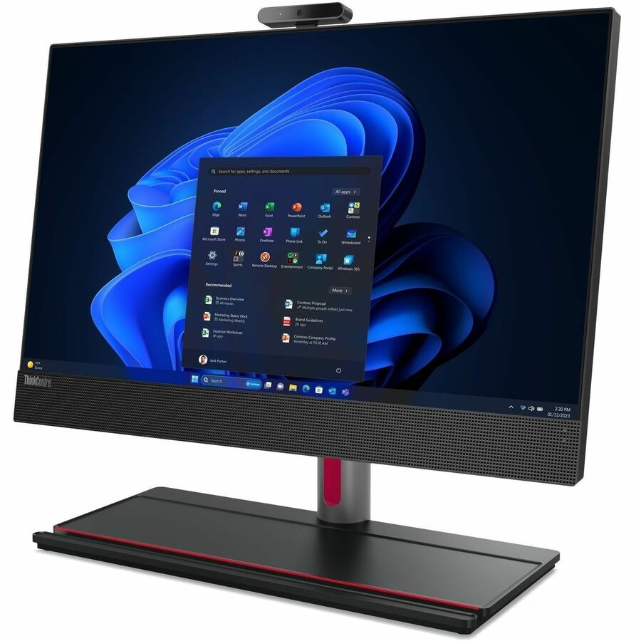Lenovo ThinkCentre M90a Gen 5 12SH002BUS All-in-One Computer - Intel Core i7 14th Gen i7-14700 - vPro Technology - 32 GB - 512 GB SSD - 23.8" Full HD Touchscreen - Desktop - Black — 12SH002BUS