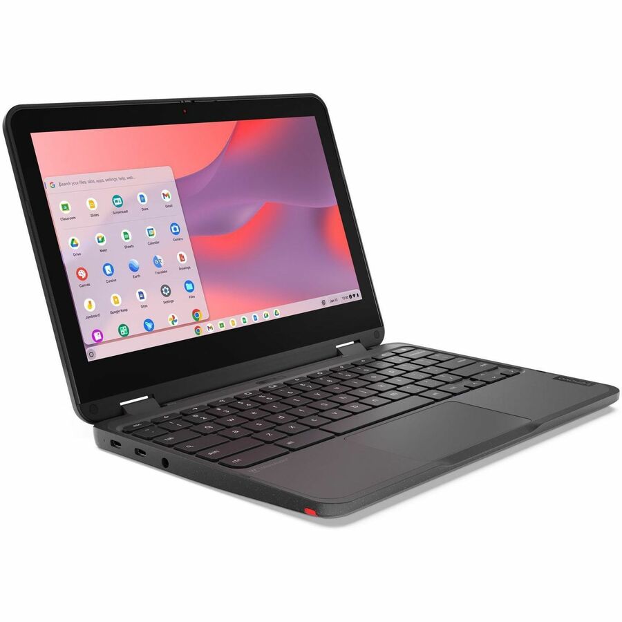 Lenovo 500e Chromebook Gen 4s 83N80000US 11.6" Touchscreen Convertible 2 in 1 Chromebook - HD - Intel N-Series N150 - 4 GB - 64 GB Flash Memory - English Keyboard - Gray — 83N80000US