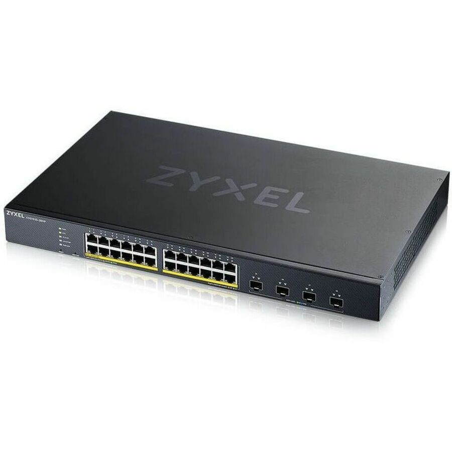 ZYXEL 24-port GbE PoE Lite-L3 Smart Managed Switch with 4 10G Uplink — XGS1935-28HP