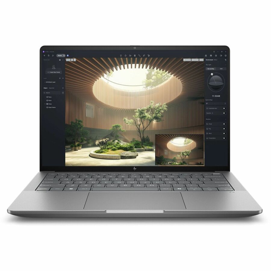HP ZBook Ultra G1a 14" Touchscreen Mobile Workstation - 2.8K - AMD Ryzen AI MAX PRO 380 - 16 GB - 1 TB SSD - English Keyboard - Meteor Silver - Smart Buy — BF6T4UT#ABA