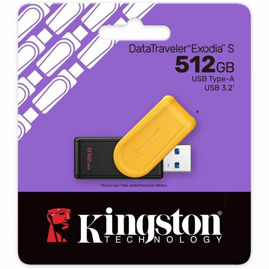 Kingston DataTraveler Exodia S USB Flash Drive — DTXS/512GB