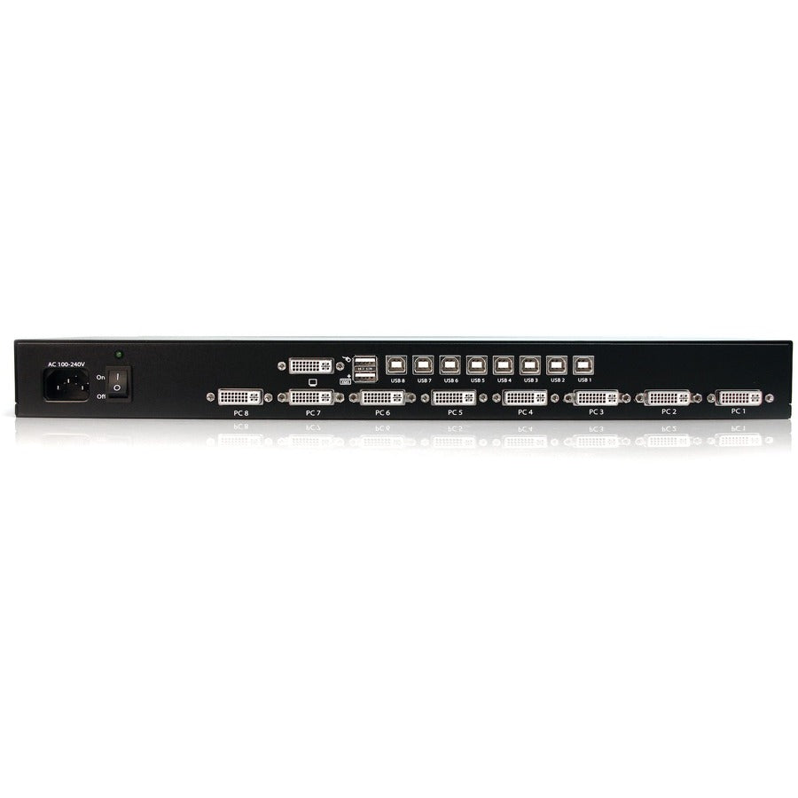 StarTech.com 8 Port 1U Rackmount DVI USB KVM Switch — SV831DVIU