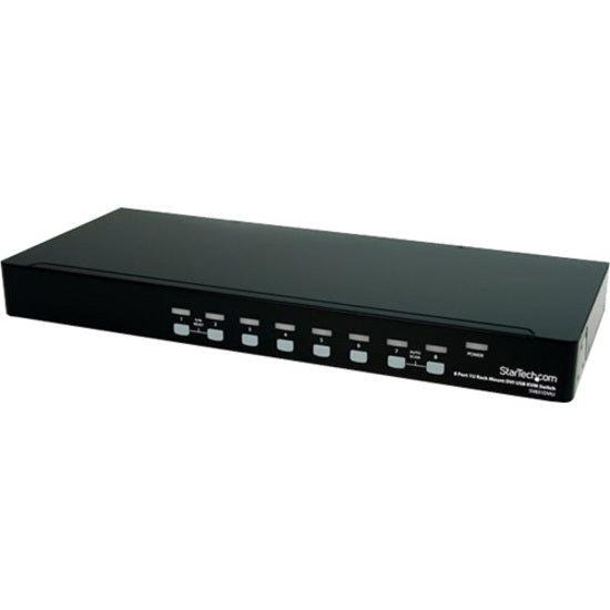 StarTech.com 8 Port 1U Rackmount DVI USB KVM Switch — SV831DVIU