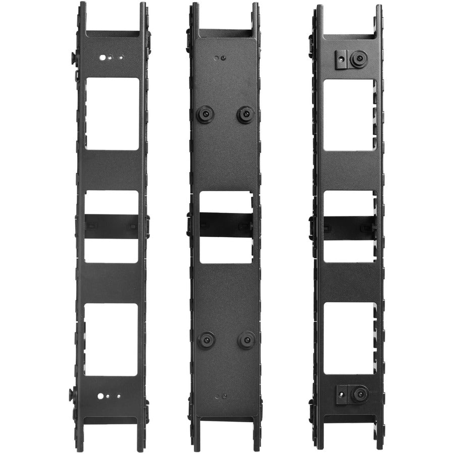 Eaton Tripp Lite Series SmartRack 3-in. (7.62 cm) Wide High Capacity Vertical Cable Manager - Double finger duct — SRCABLEVRT3