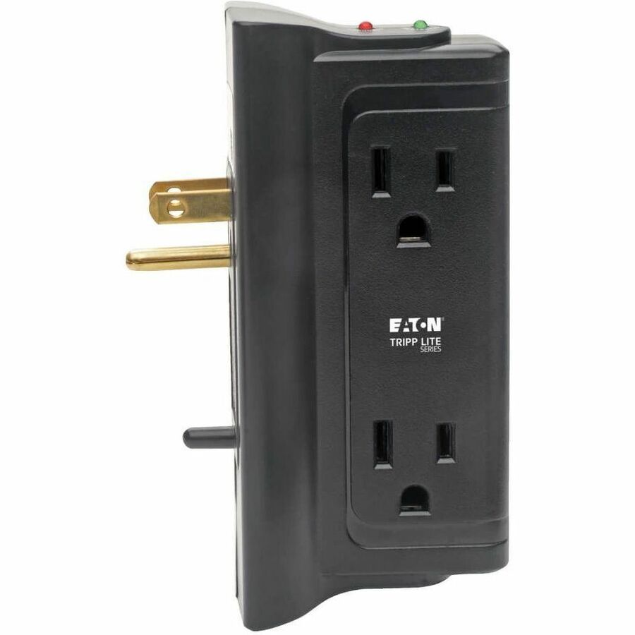 Eaton Tripp Lite Series Protect It! Surge Protector with 4 Side-Mounted Outlets , Direct Plug-In, 720 Joules — TLP4BK