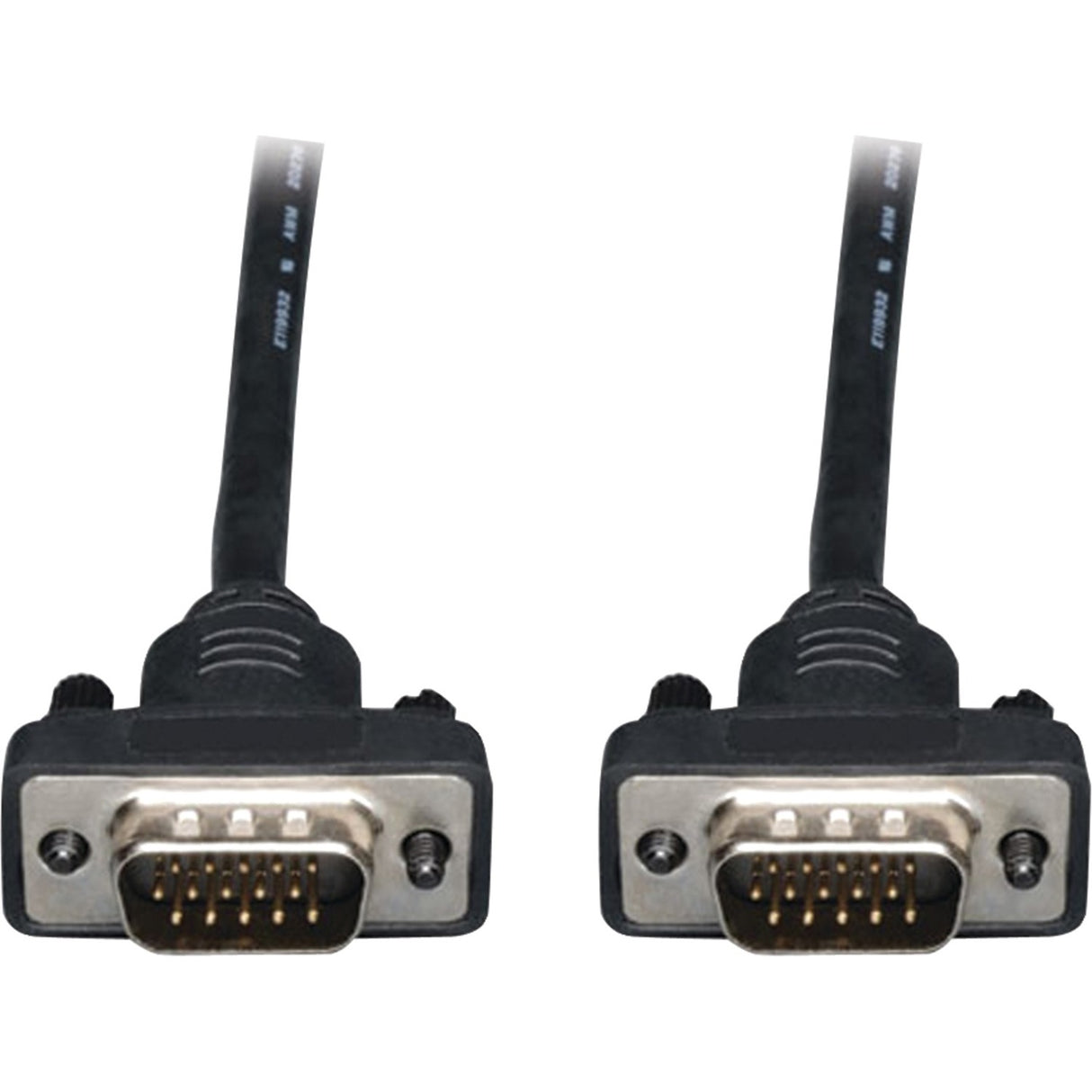 Eaton Tripp Lite Series Low-Profile VGA High-Resolution RGB Coaxial Cable (HD15 M/M), 3 ft. (0.91 m) — P502-003-SM