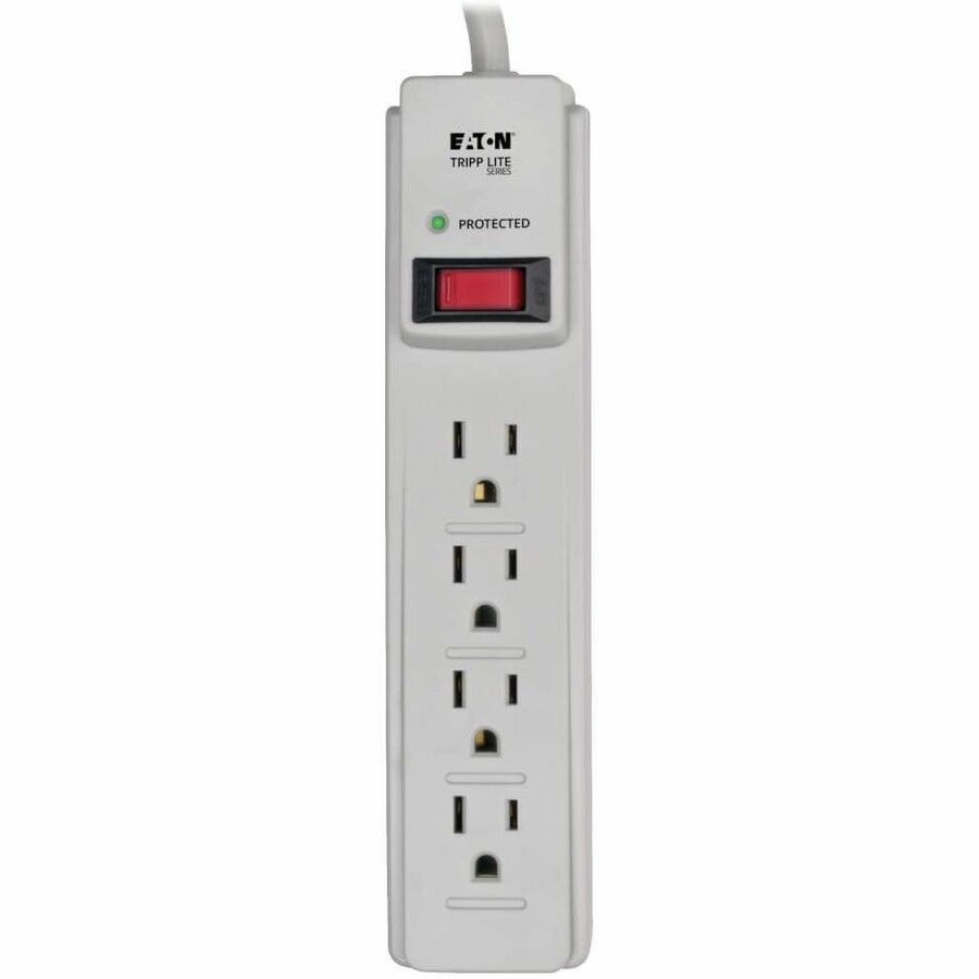 Eaton Tripp Lite Series Protect It! 4-Outlet Home Computer Surge Protector Strip, 4 ft. (1.22 m) Cord, 450 Joules — TLP404