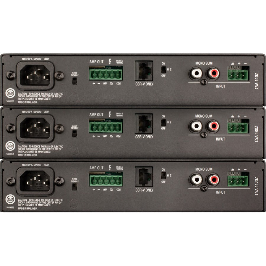 JBL Commercial CSA 140Z Amplifier - 40 W RMS - 1 Channel — NCSA140Z-U-US