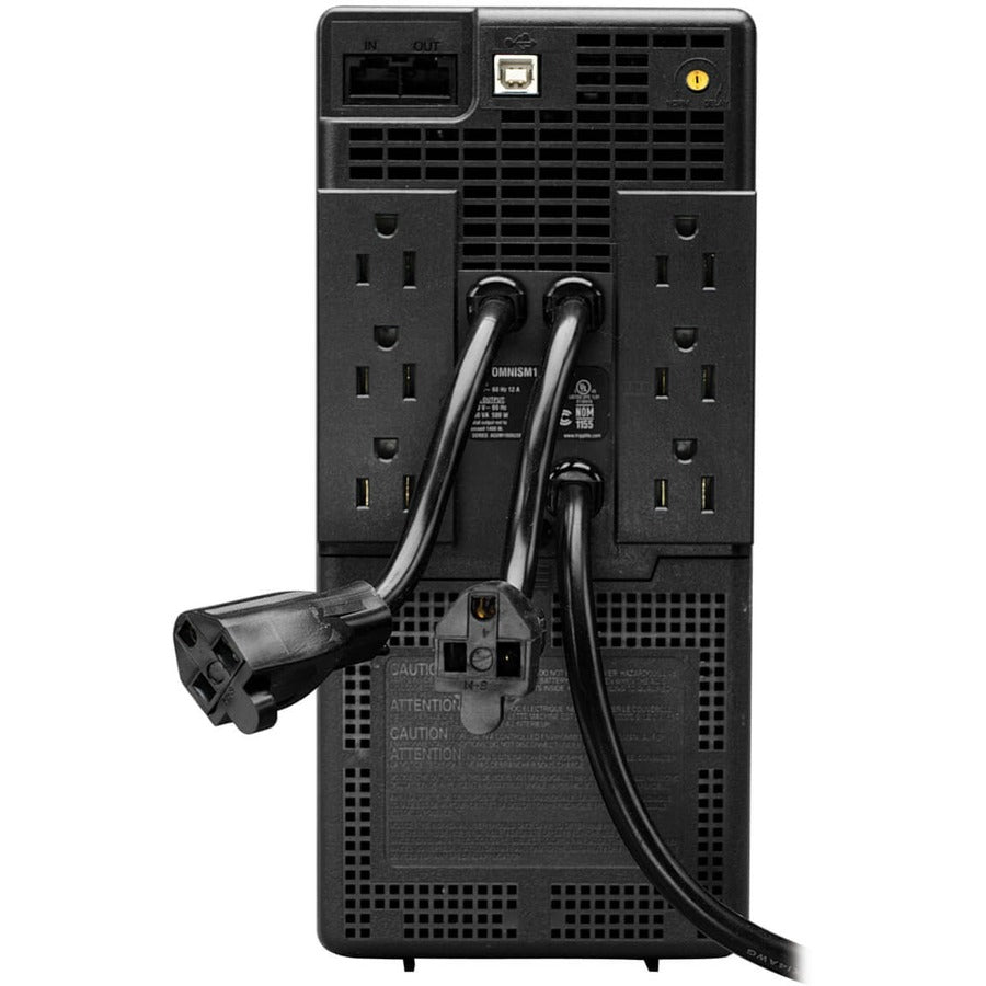 Eaton Tripp Lite Series OmniVS 120V 1000VA 500W Line-Interactive UPS, Tower, USB port — OMNIVS1000