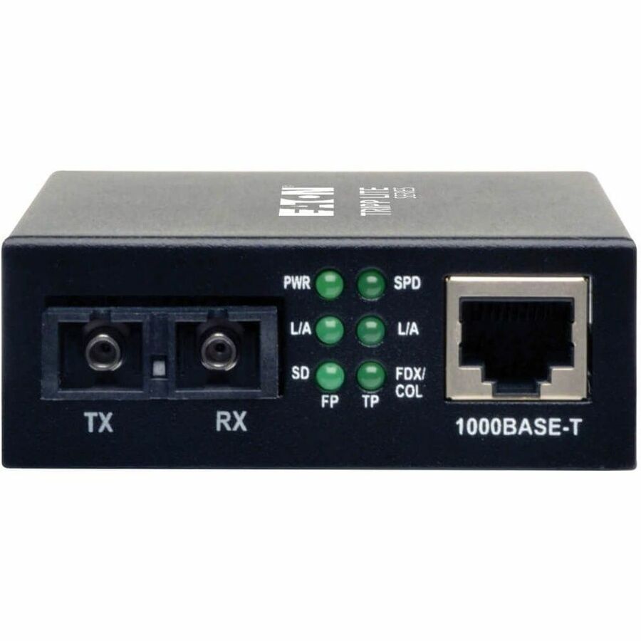 Eaton Tripp Lite Series Gigabit Multimode Fiber to Ethernet Media Converter, 10/100/1000 SC, 550 m, 850 nm — N785-001-SC-MM