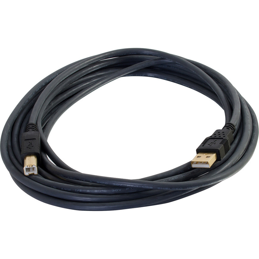 C2G Ultima Series 9.8ft USB A to USB B Cable - USB A to B Cable - USB 2.0 - Black - M/M — 45003