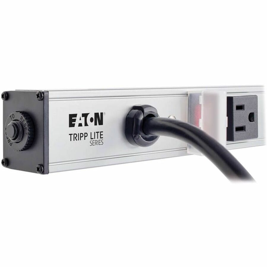 Eaton Tripp Lite Series 16-Outlet Vertical Power Strip, 15 ft. (4.57 m) Cord, 5-15P, 48 in. — PS4816