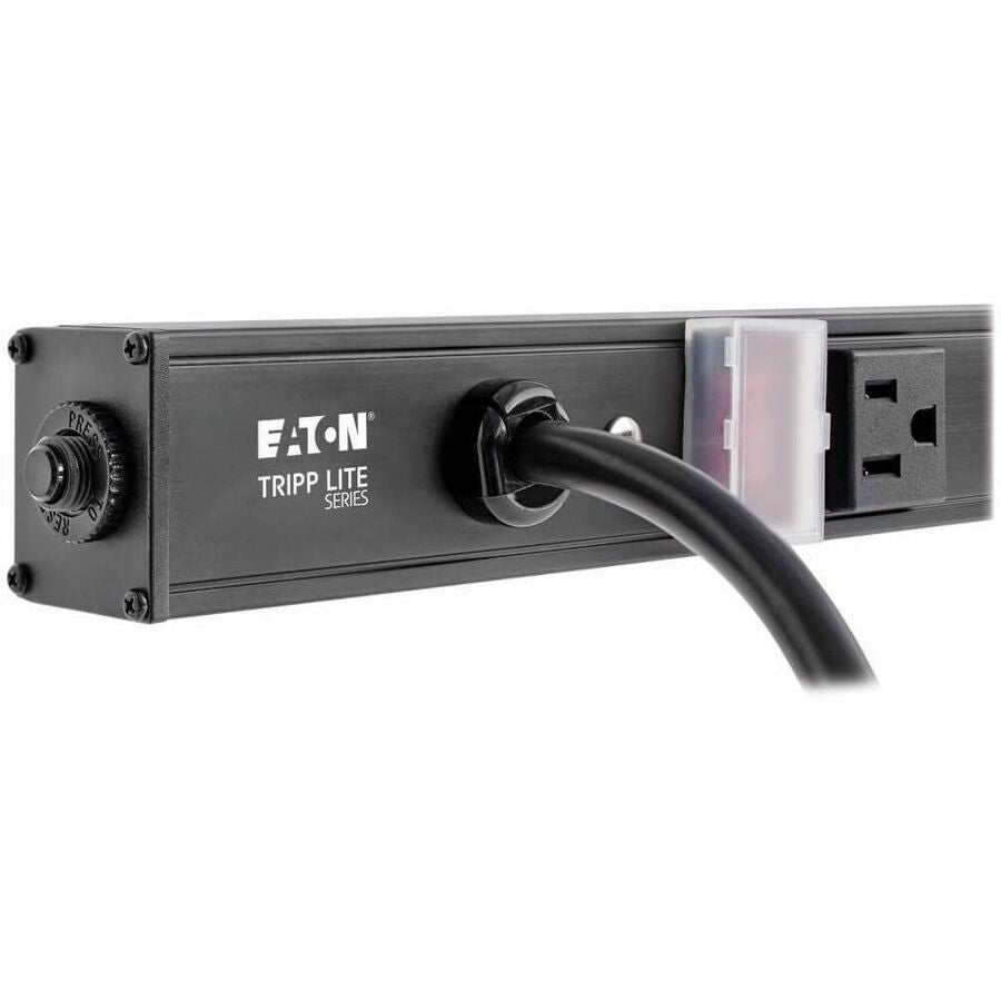 Eaton Tripp Lite Series 12-Outlet Vertical Power Strip, 120V, 15A, NEMA 5-15P, 15 ft. (4.57 m) Cord, 36 in., Black Housing — PS3612B