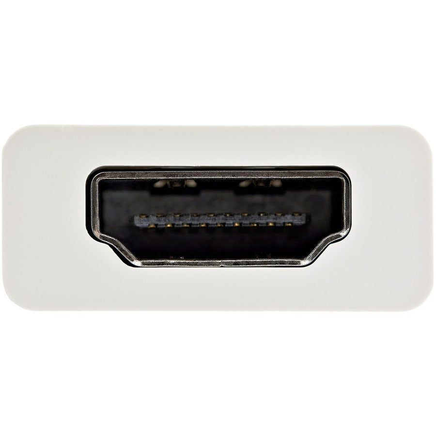 StarTech.com USB-C to HDMI Adapter - White - 4K 60Hz - Thunderbolt 3 Compatible - USB-C Adapter - USB Type C to HDMI Dongle Converter — CDP2HD4K60W