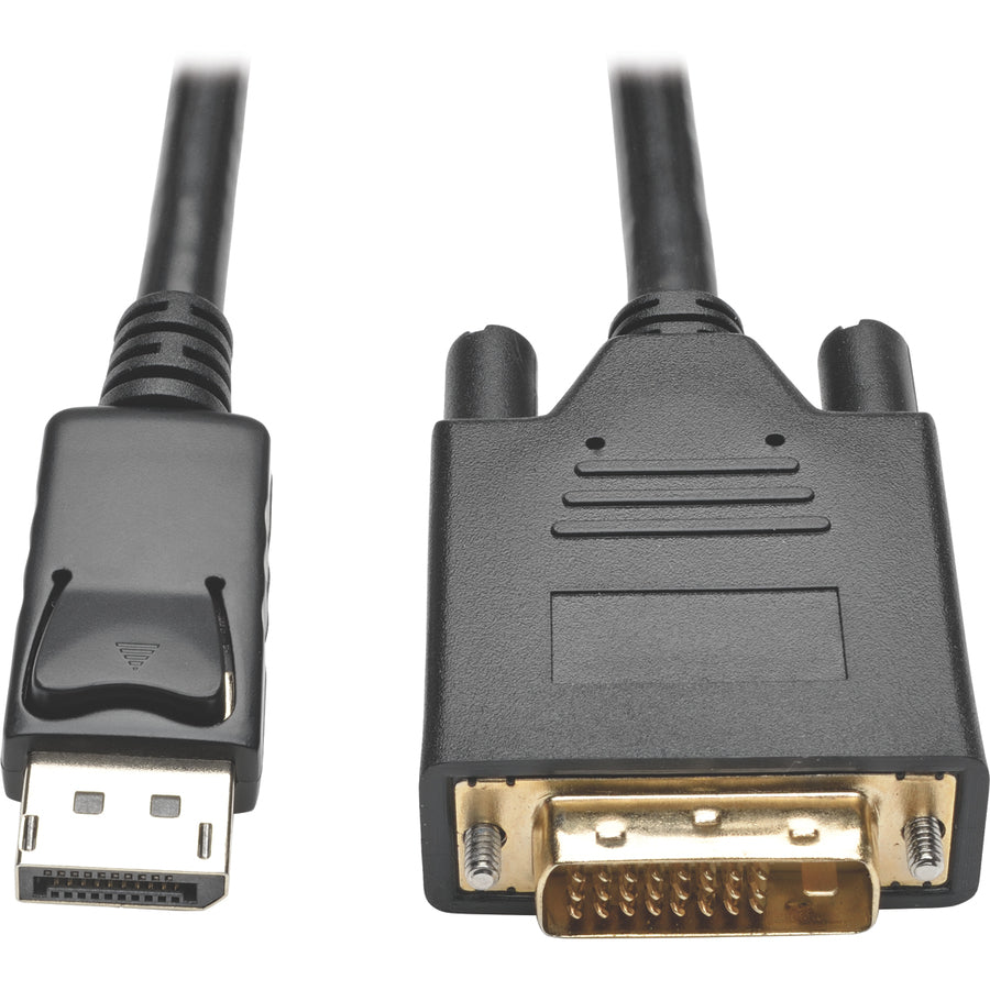 Eaton Tripp Lite Series DisplayPort 1.2 to DVI Active Adapter Cable (DP with Latches to DVI-D Dual Link M/M), 3 ft. (0.9 m) — P581-003-V2